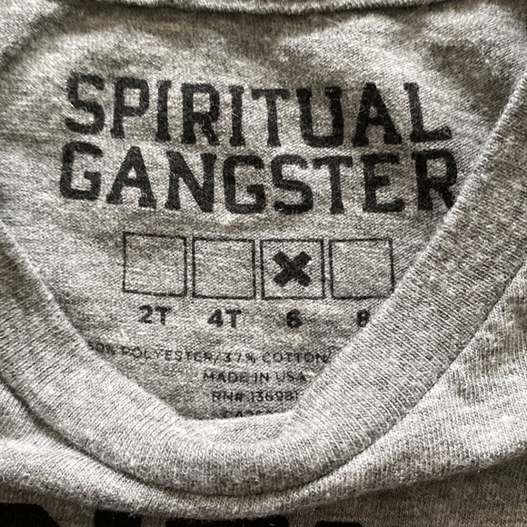 Spiritual Gangster Varsity Tee - Picture 2 of 3